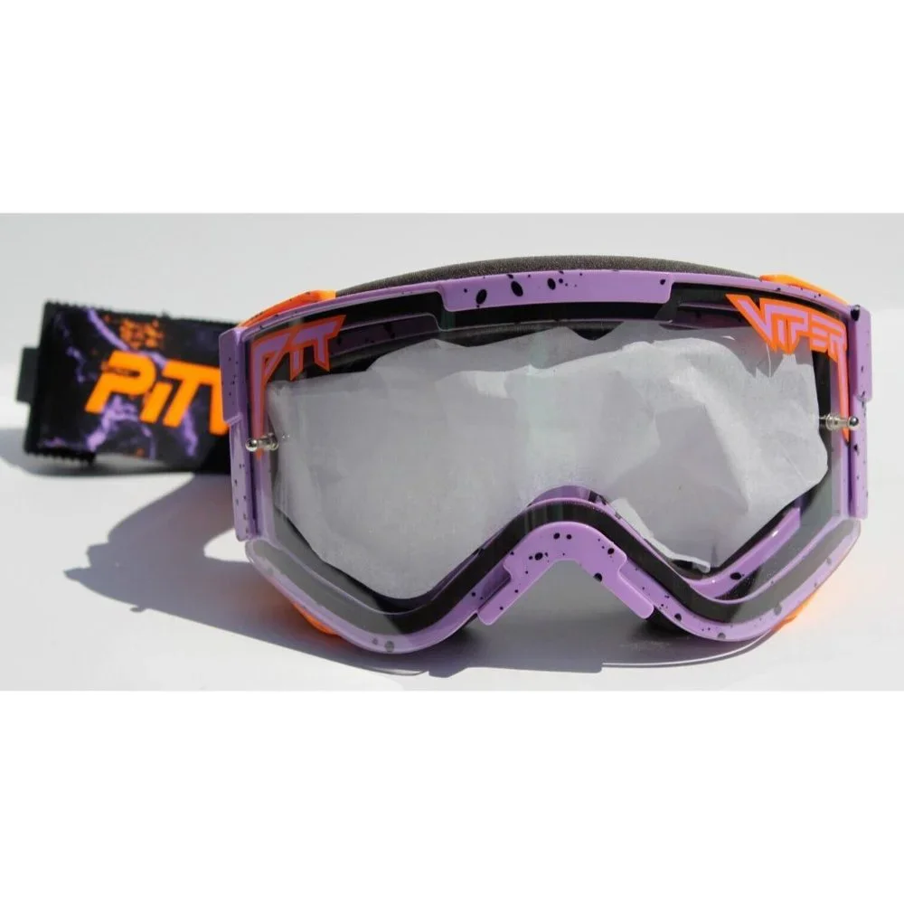 PIT VIPER The High Speed/Off Road Brapstrap Goggles Moto/Bike/Ski NEW
